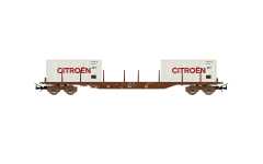 Jouef HJ6310 - H0 - Flachwagen Citroën, SNCF, Ep. IV